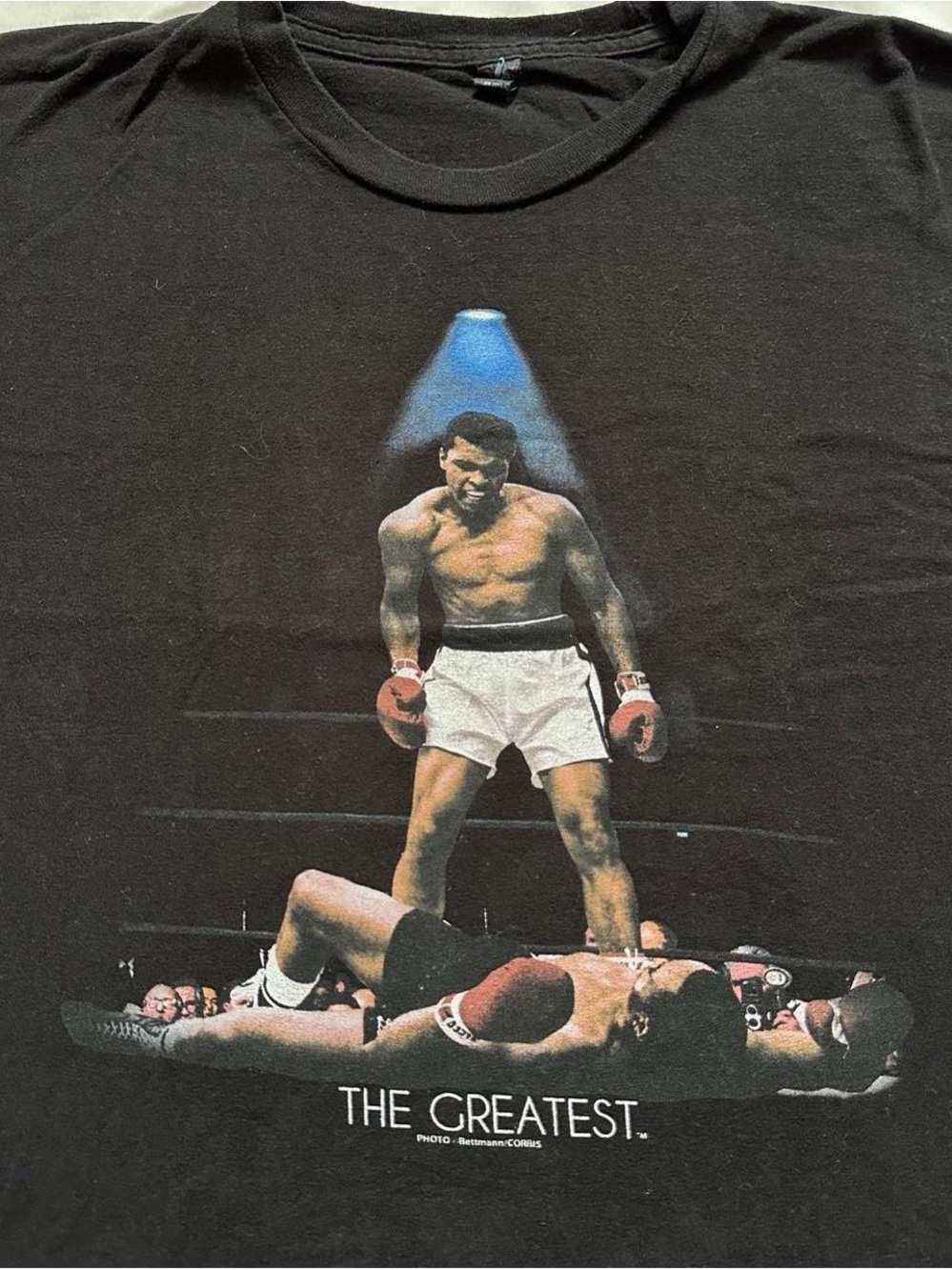 Muhammad Ali boxing graphic t shirt - black XXL